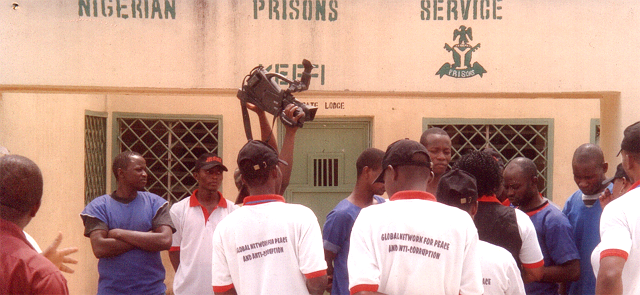 GNPAI crew at the prison